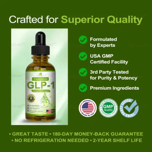 𝐁𝐮𝐢𝐥𝐝𝐋𝐞𝐚𝐟® 𝐓𝐢𝐫𝐳𝐞𝐩𝐚𝐭𝐢𝐝𝐞 𝐆𝐋𝐏-𝟏 𝐇𝐞𝐫𝐛𝐚𝐥 𝐎𝐫𝐚𝐥 𝐋𝐢𝐪𝐮𝐢𝐝