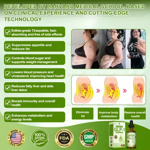 𝐁𝐮𝐢𝐥𝐝𝐋𝐞𝐚𝐟® 𝐓𝐢𝐫𝐳𝐞𝐩𝐚𝐭𝐢𝐝𝐞 𝐆𝐋𝐏-𝟏 𝐇𝐞𝐫𝐛𝐚𝐥 𝐎𝐫𝐚𝐥 𝐋𝐢𝐪𝐮𝐢𝐝