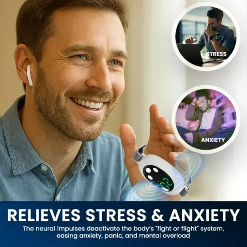Nurbini® NeuroSleep Pro – Smart Handheld Sleep & Anxiety Relief Device