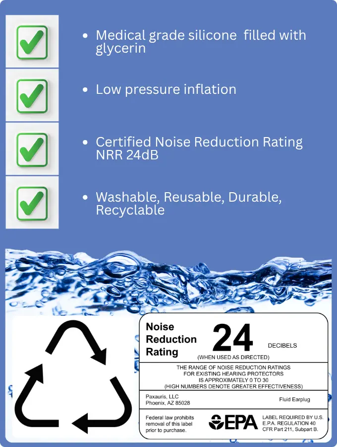 Nurbini® Pax-Seal™ Earplugs