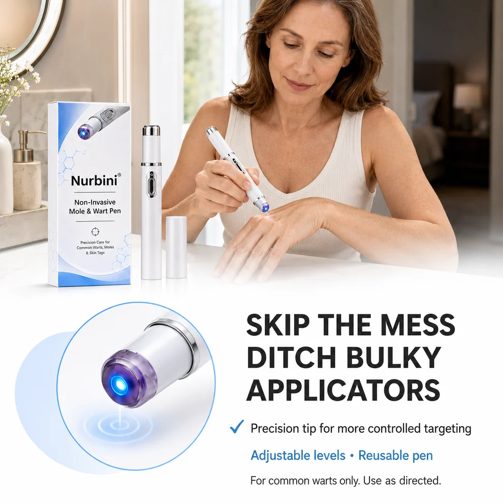 Nurbini® Non-Invasive Mole & Wart Pen
